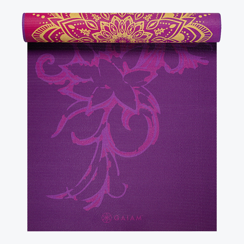 Reversible Royal Bouquet Yoga Mat (6mm)